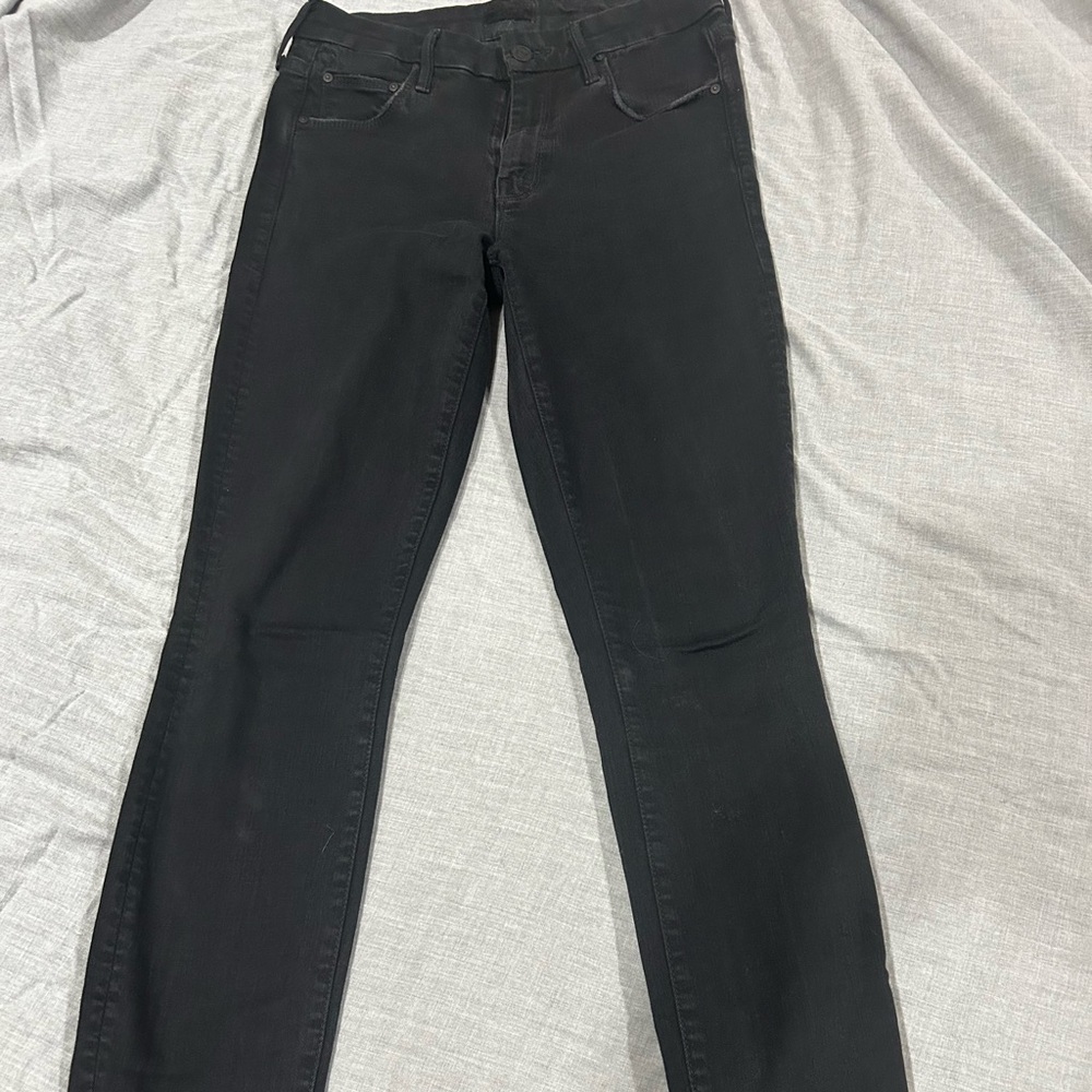 Mother black skinny jeans
